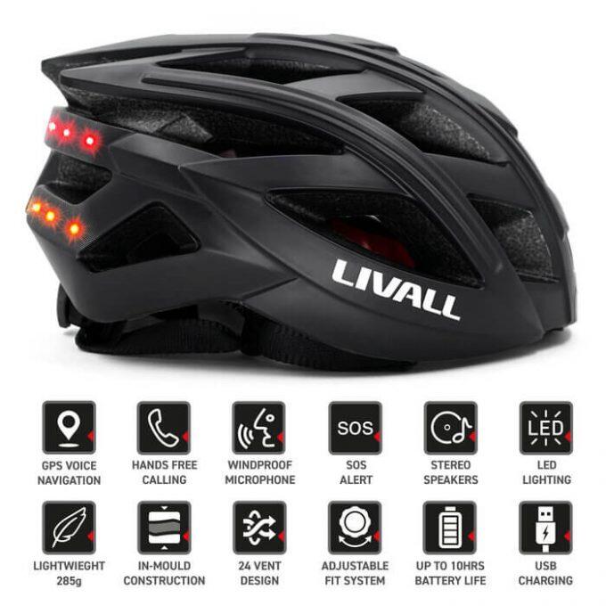 LIVALL BH60SE Bluetooth Enabled Smart Cycle Helmet - 55-61cm 2/5