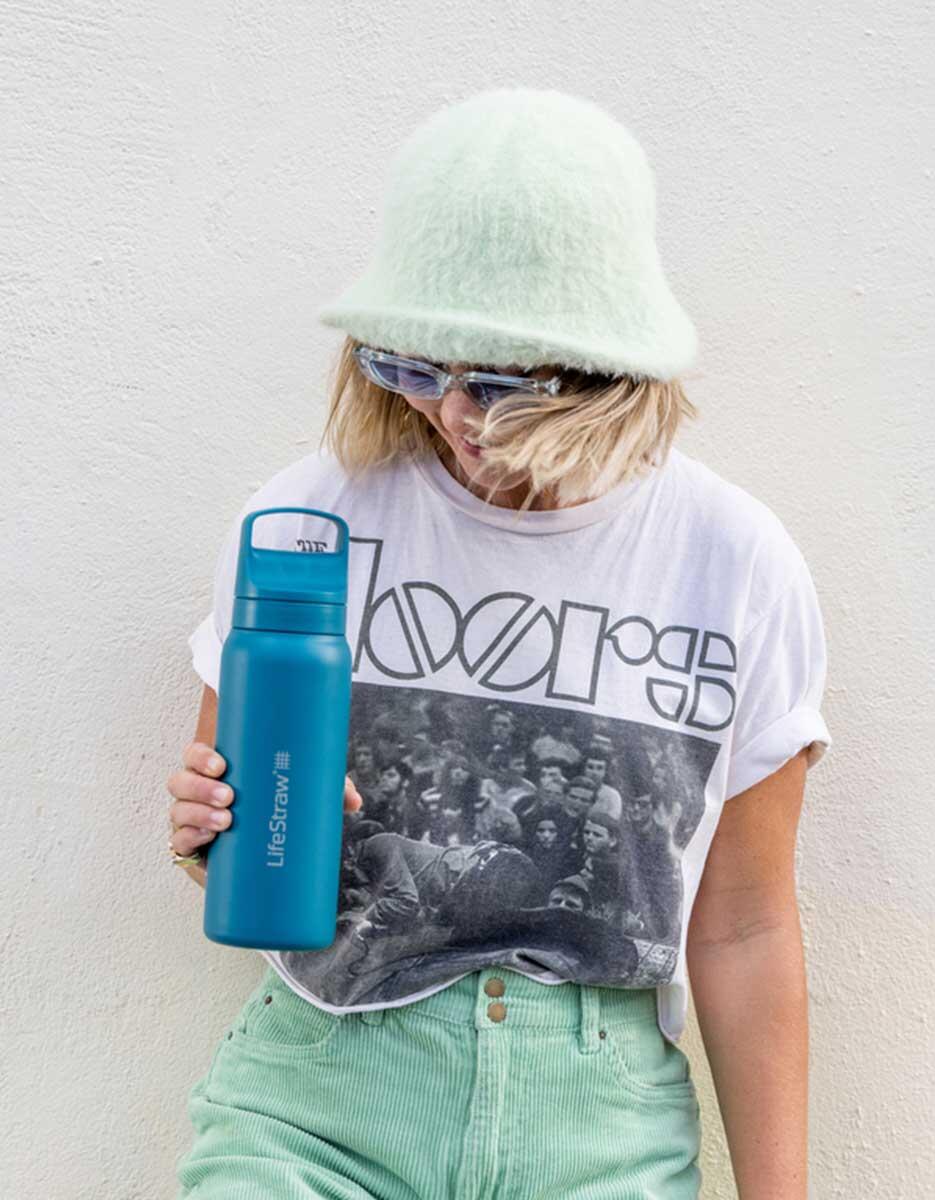 LifeStraw Go 2.0 Inox 1 L – Steel Laguna Teal 2/7