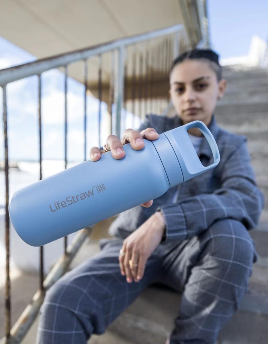 LifeStraw Go 2.0 Inox 1 L – Steel Icelandic Blue 2/7