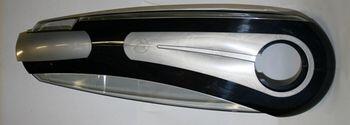 Gazelle Kettingkast Mildly Geometric Twoline MG - Spa Blue Aluminium 1/1