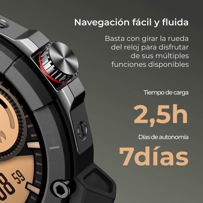 Montre intelligente Ksix Compass, GPS