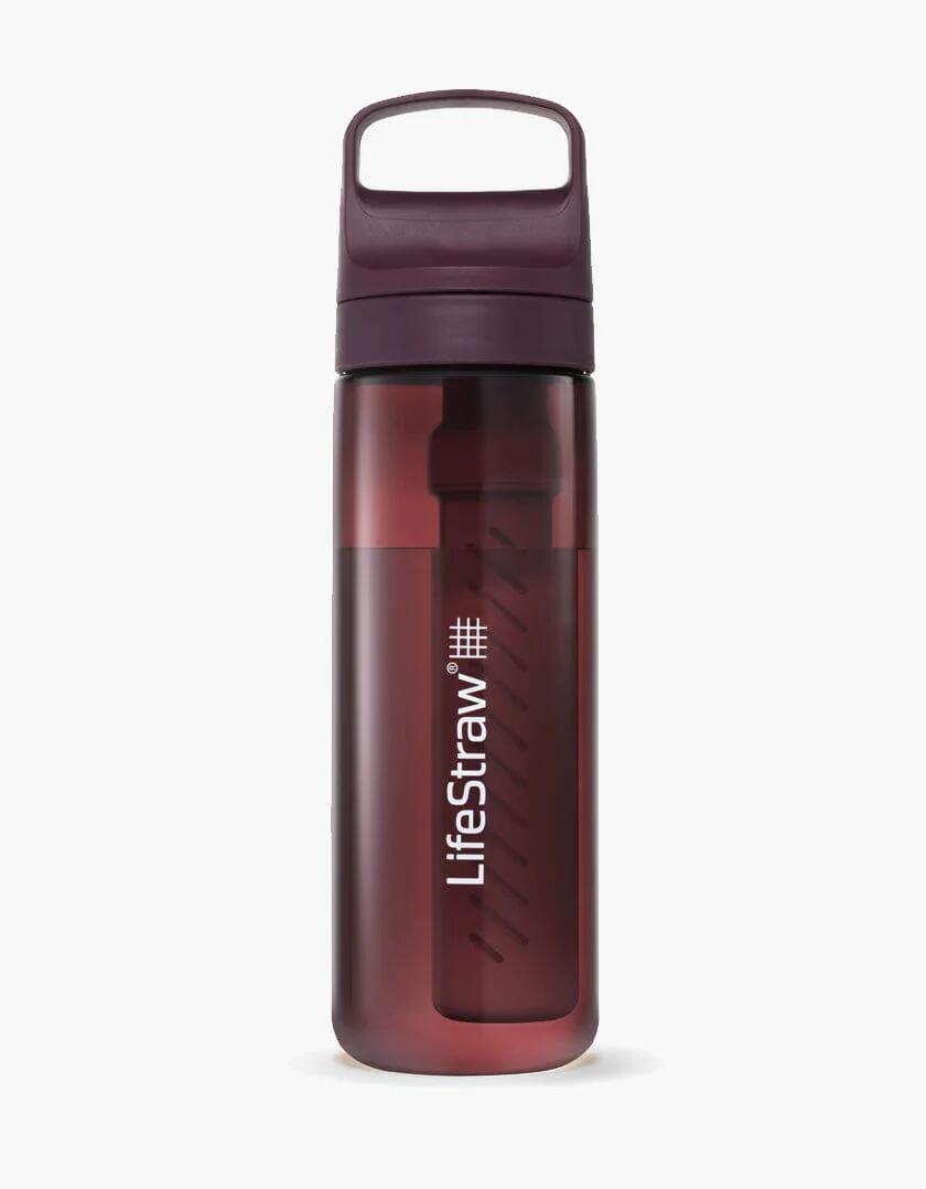 LIFESTRAW Lifestraw GO 2.0 Waterfles met filter - 650ml - Merlot Rood