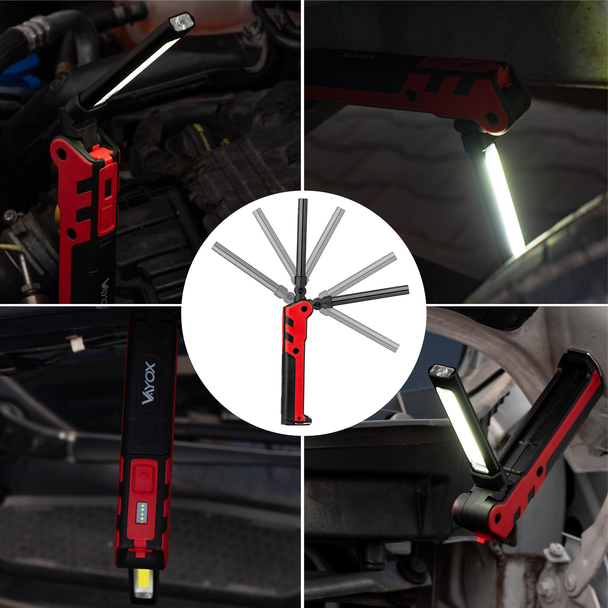 Lanterna de camping Vayox VA0104 360lm, recarregável, USB-C 2/7