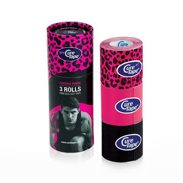 Kinesiotape MyCureTape - 3 rouleaux - Panther Power