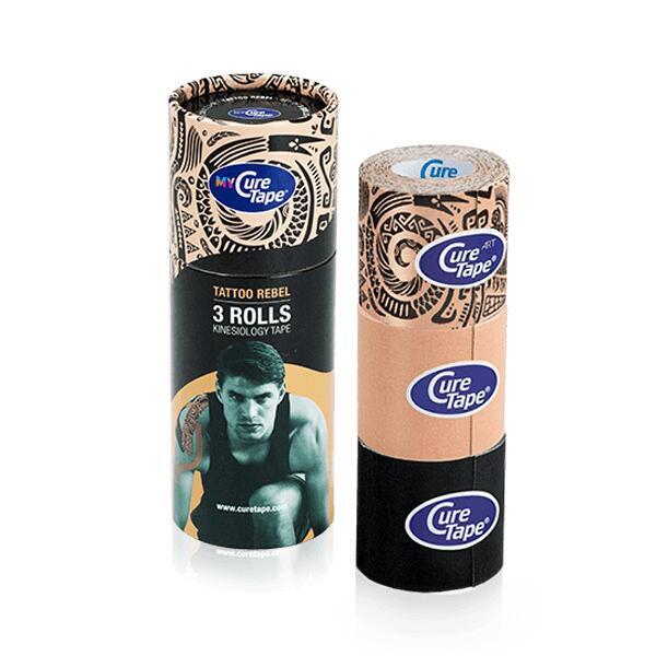 Tape kinesiologico MyCureTape - 3 rotoli - Safari Stripes