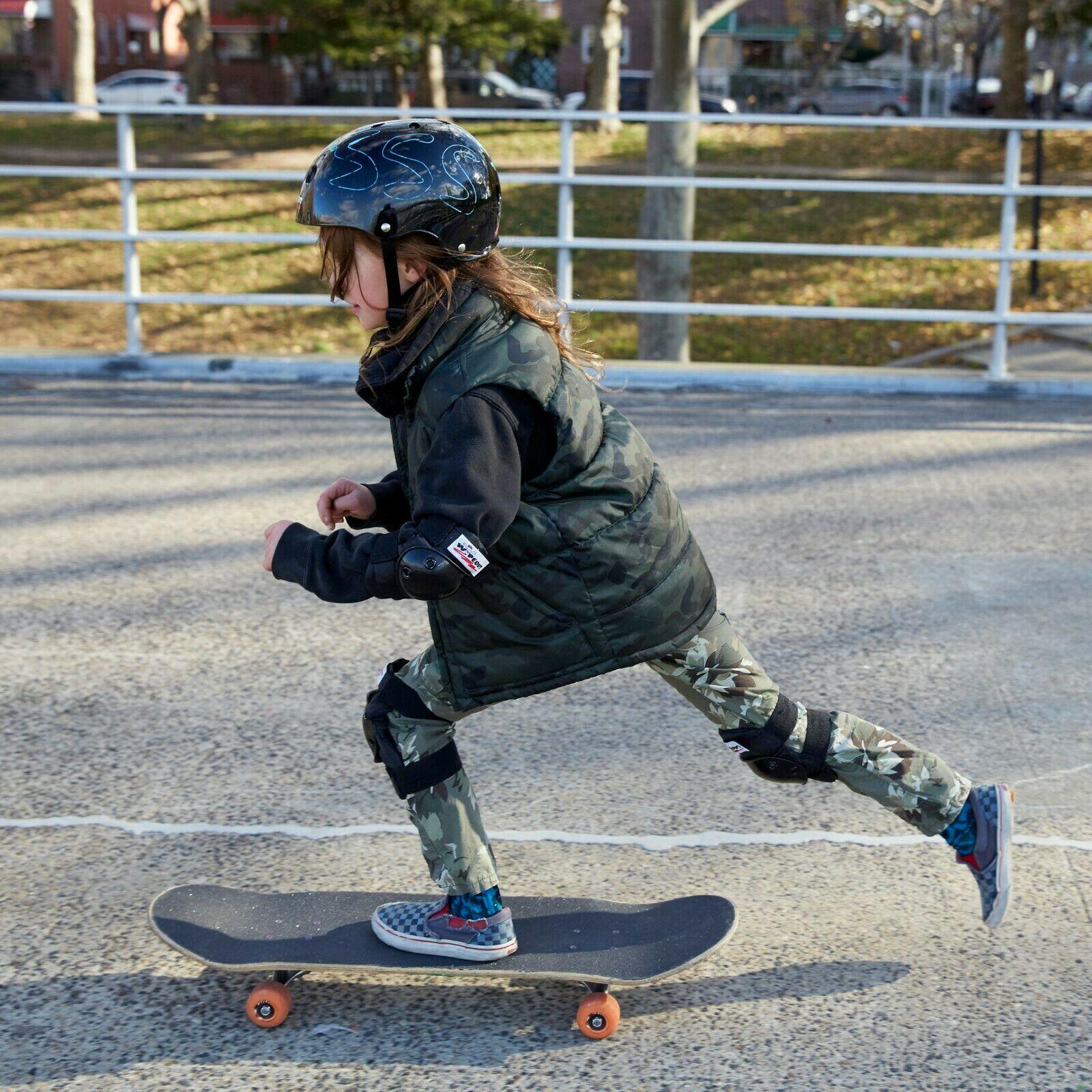 Wipeout Kids Bike Scooter Skate Helmet - Create own designs - Black 5+ 4/5