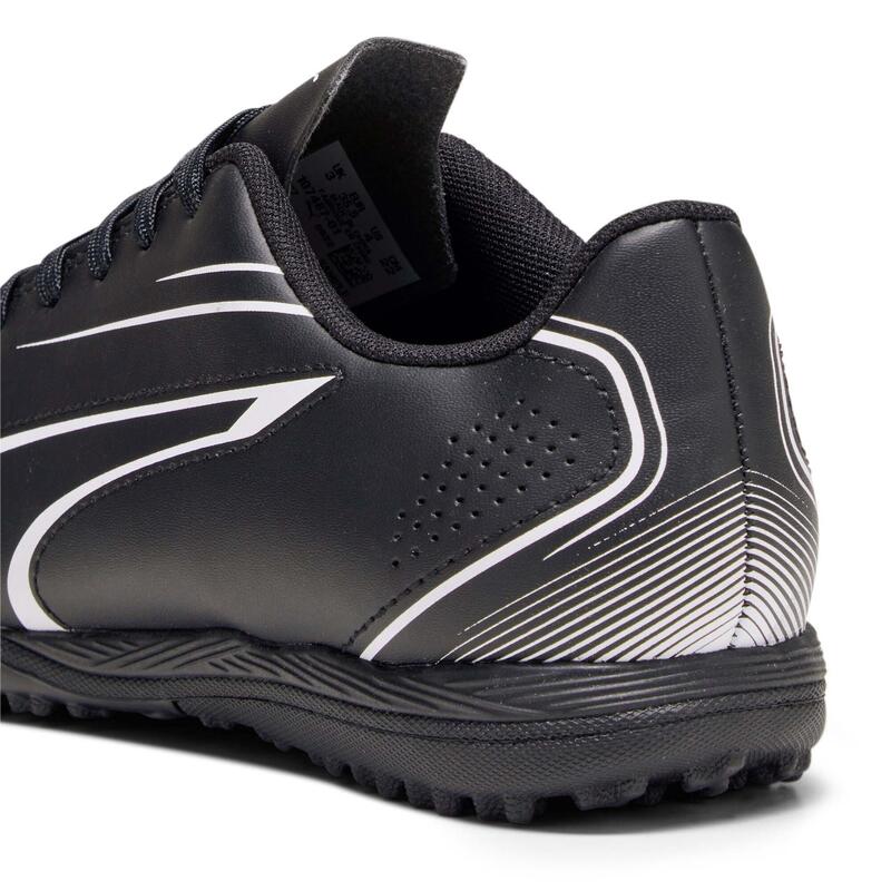 Scarpe calcetto ragazzo puma vitoria tt - nero