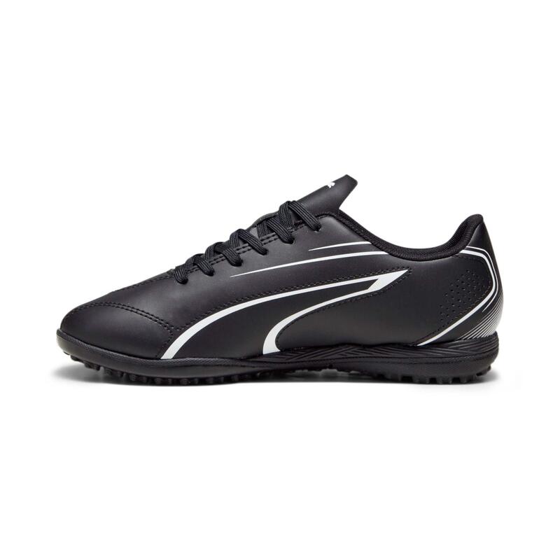 Scarpe calcetto ragazzo puma vitoria tt - nero