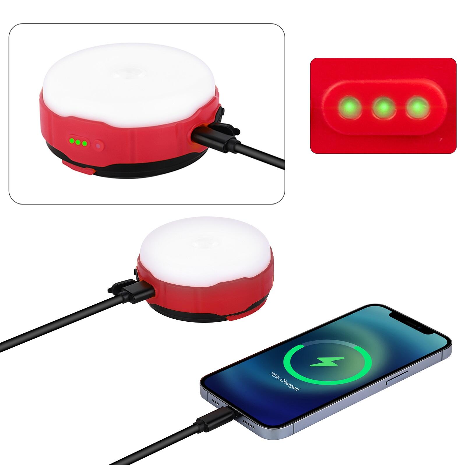 Lanterna da campeggio Vayox VA0100 500lm, ricaricabile, powerbank, solare 5/7