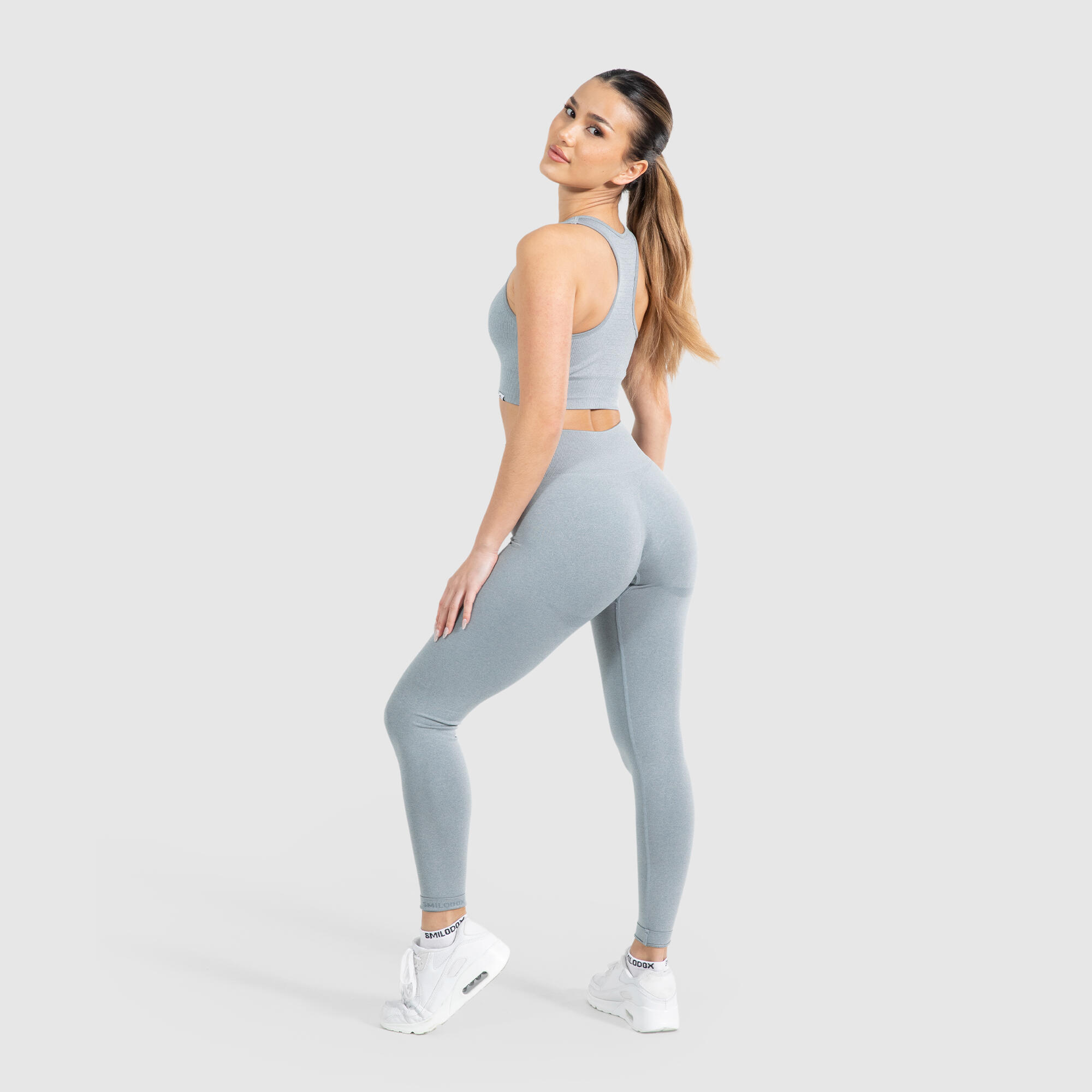 Damen Leggings Amaze Pro Grau Melange 3/7