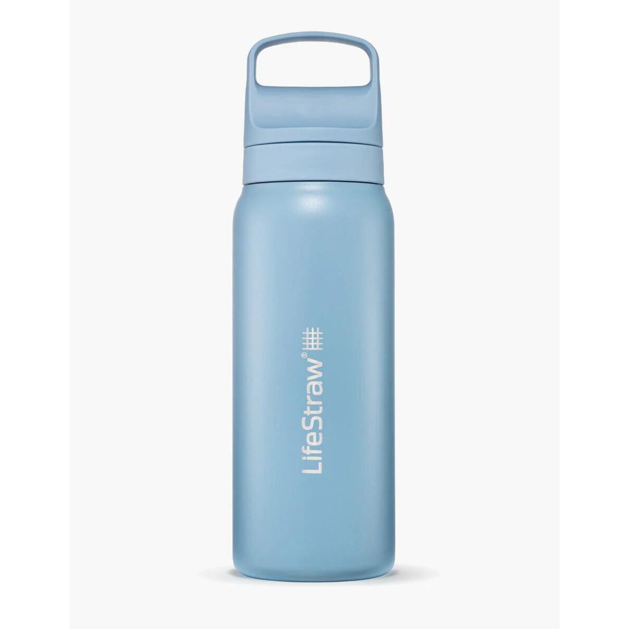 Lifestraw - Lifestraw Go Series 700 Ml Steel Icelandic Blue - Système De Filtration D'Eau - Bleu - Decathlon