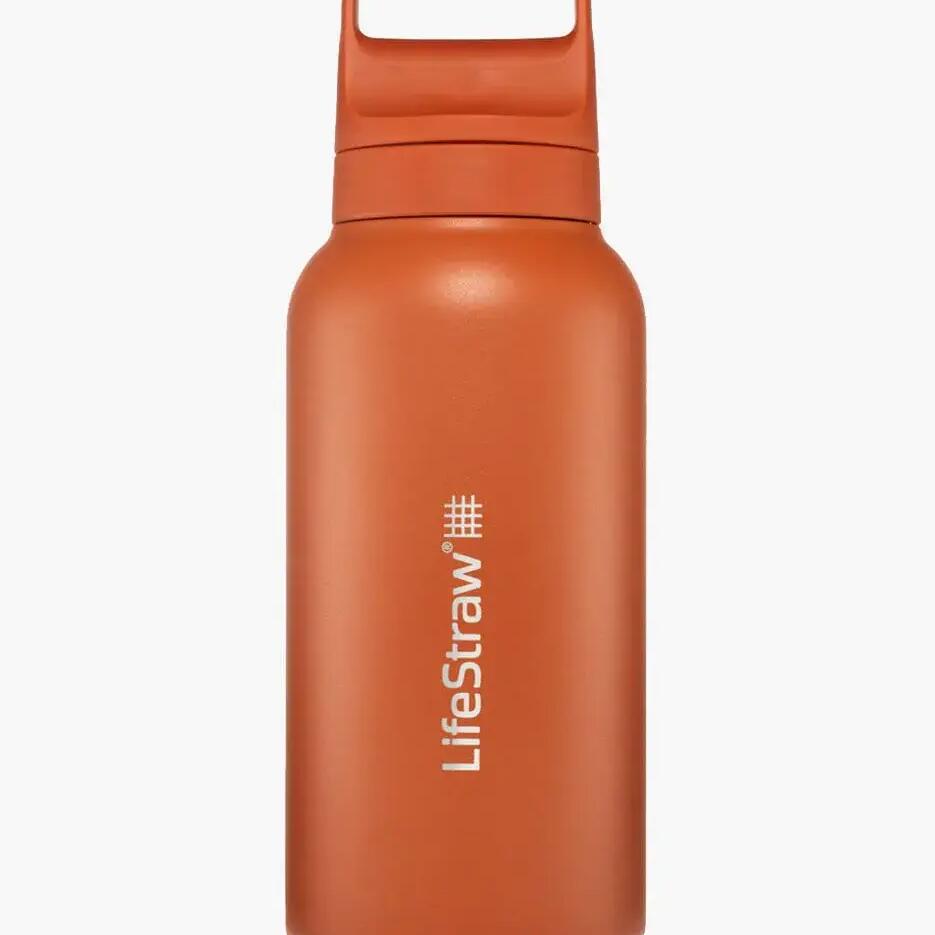 LifeStraw Go 2.0 Stainless Steel 1 L – Kyoto Orange