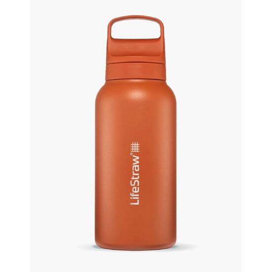 LifeStraw Go 2.0 Stal Nierdzewna 1 L – Kyoto Orange