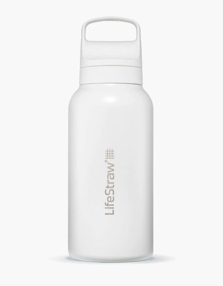 LIFESTRAW Lifestraw GO 2.0 Stalen Waterfles met filter - 1L - Wit