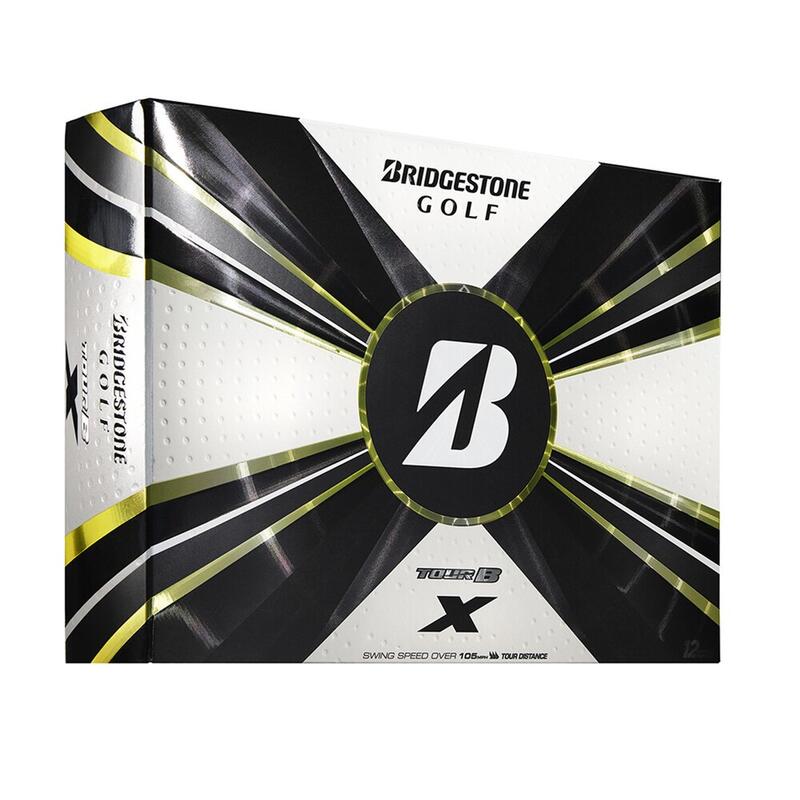 Doos met 12 Bridgestone Tour B X golfballen