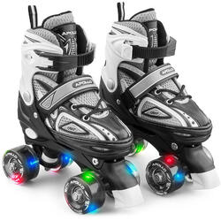 Apollo Super Quad LED ABEC7 Patins réglables enfant
