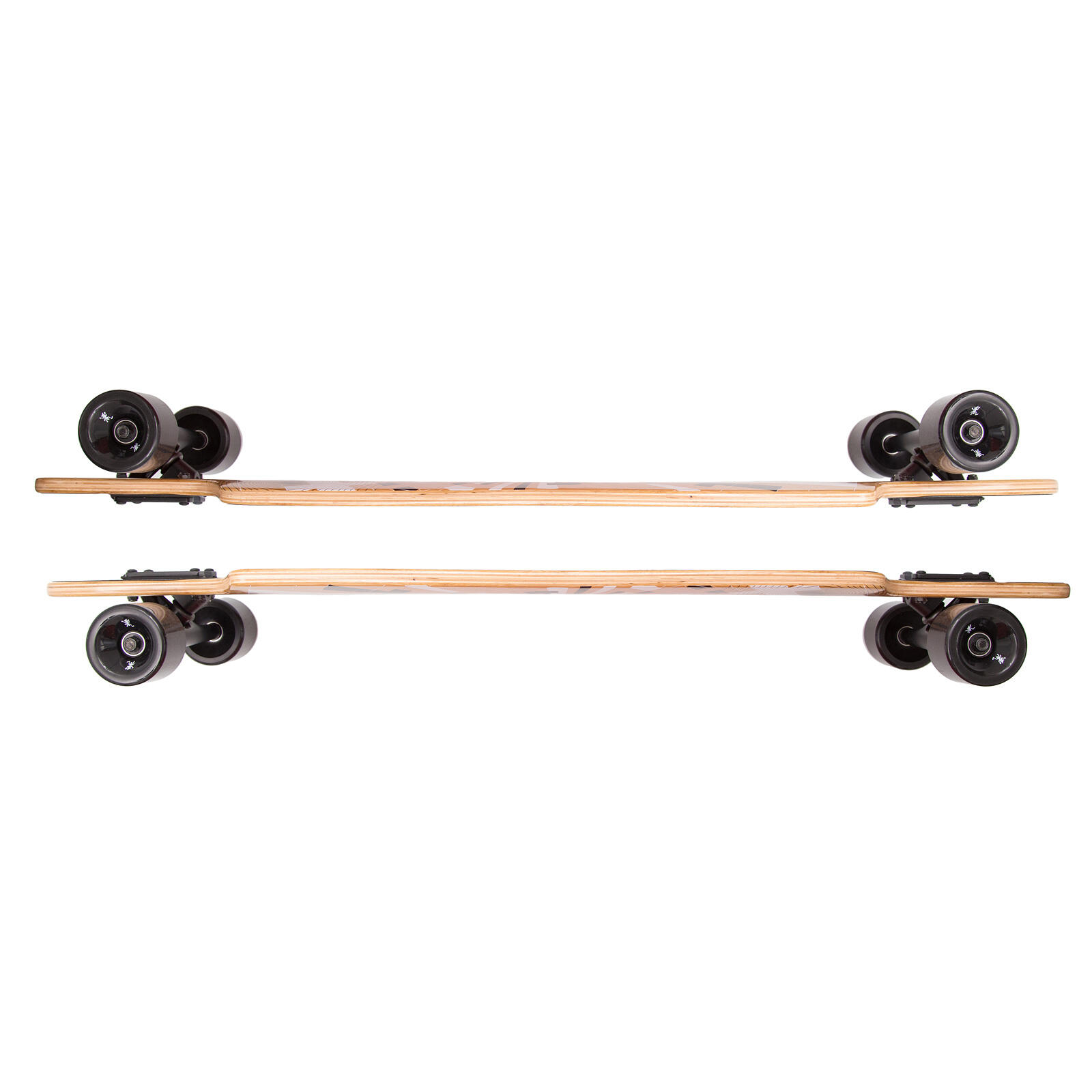 Twin Tip DT Longboard 40" aus mehrlagigem Holz für idealen Flex & Stabilität 2/7