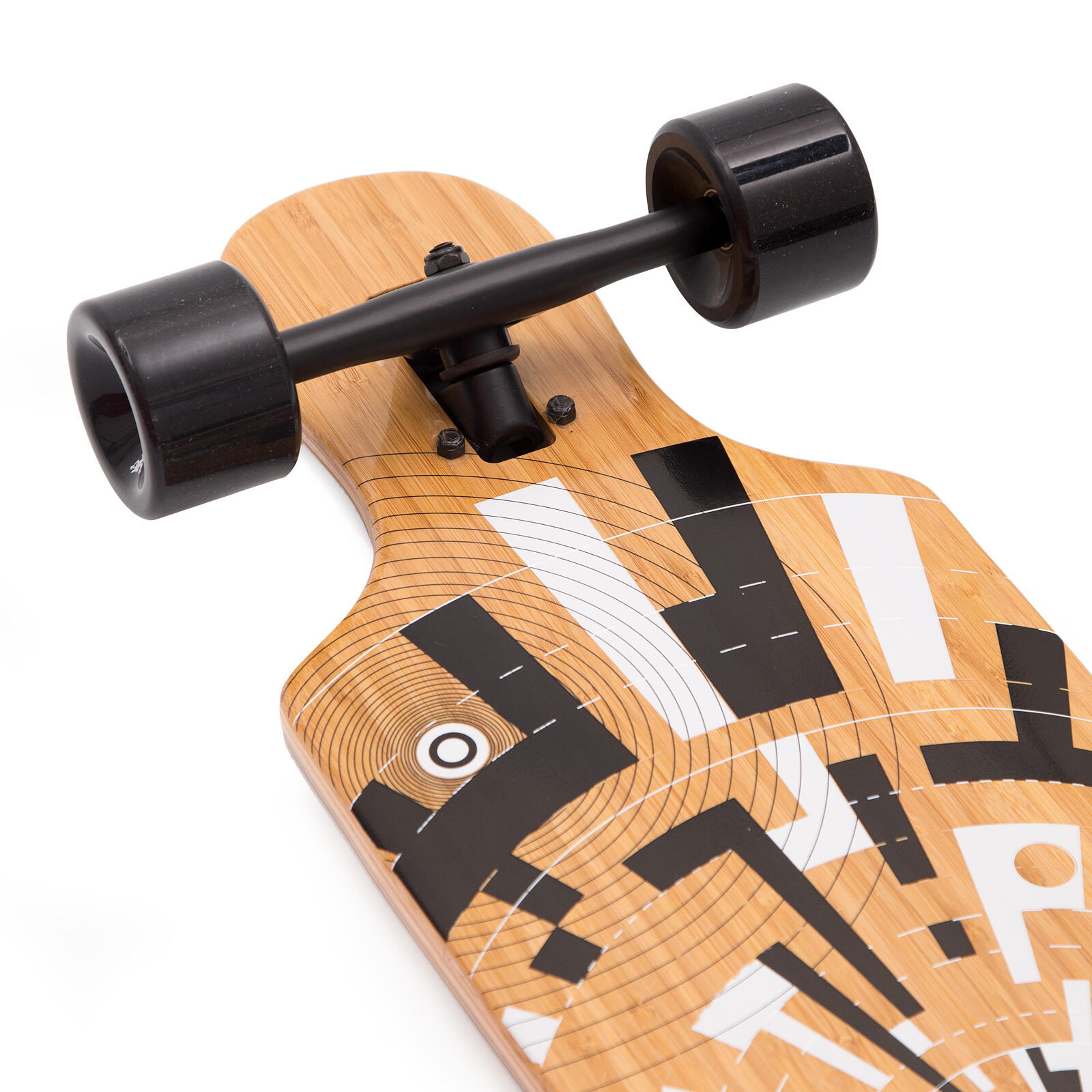Twin Tip DT Longboard 40" aus mehrlagigem Holz für idealen Flex & Stabilität 4/7