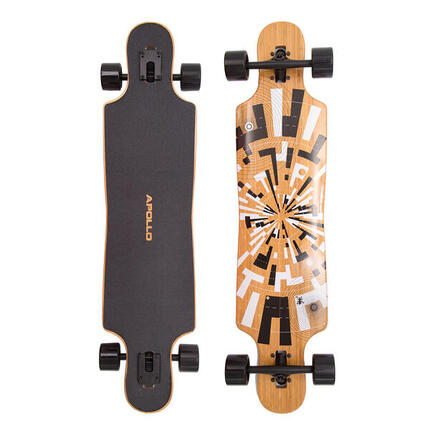 Longboard 40" Édition Spéciale Complet, Roulements ABEC High Speed, Drop-Through