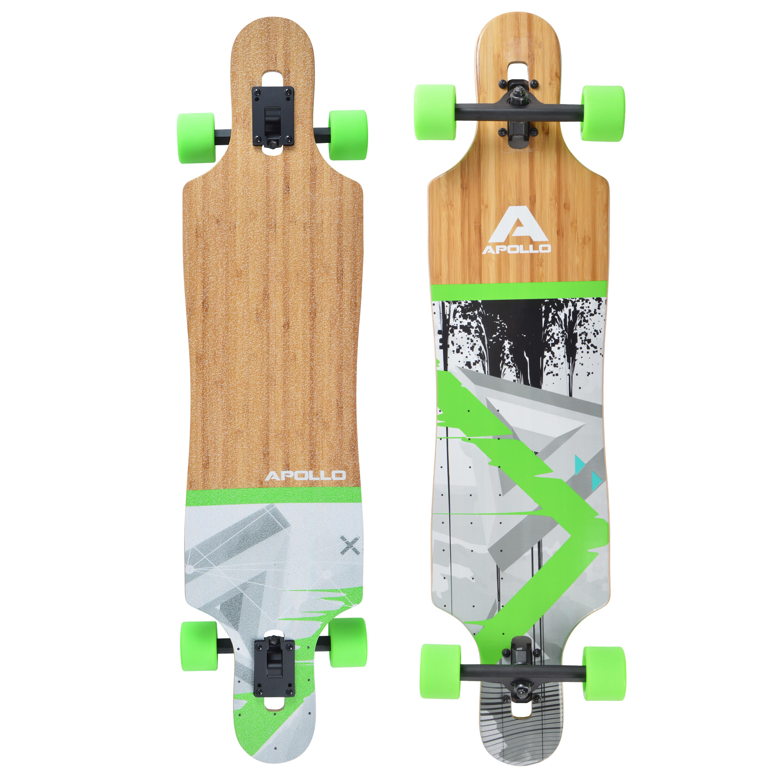 Longboard Camber Mach1 Avec Roulements Céramique - Flex1, Drop-through, Cruiser, Freeride - Taille 106cm - 2