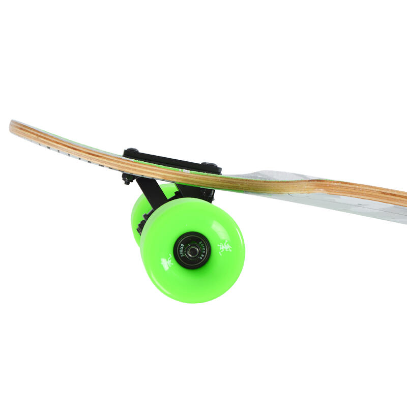 Twin Tip DT Longboard 40" aus mehrlagigem Holz für idealen Flex & Stabilität