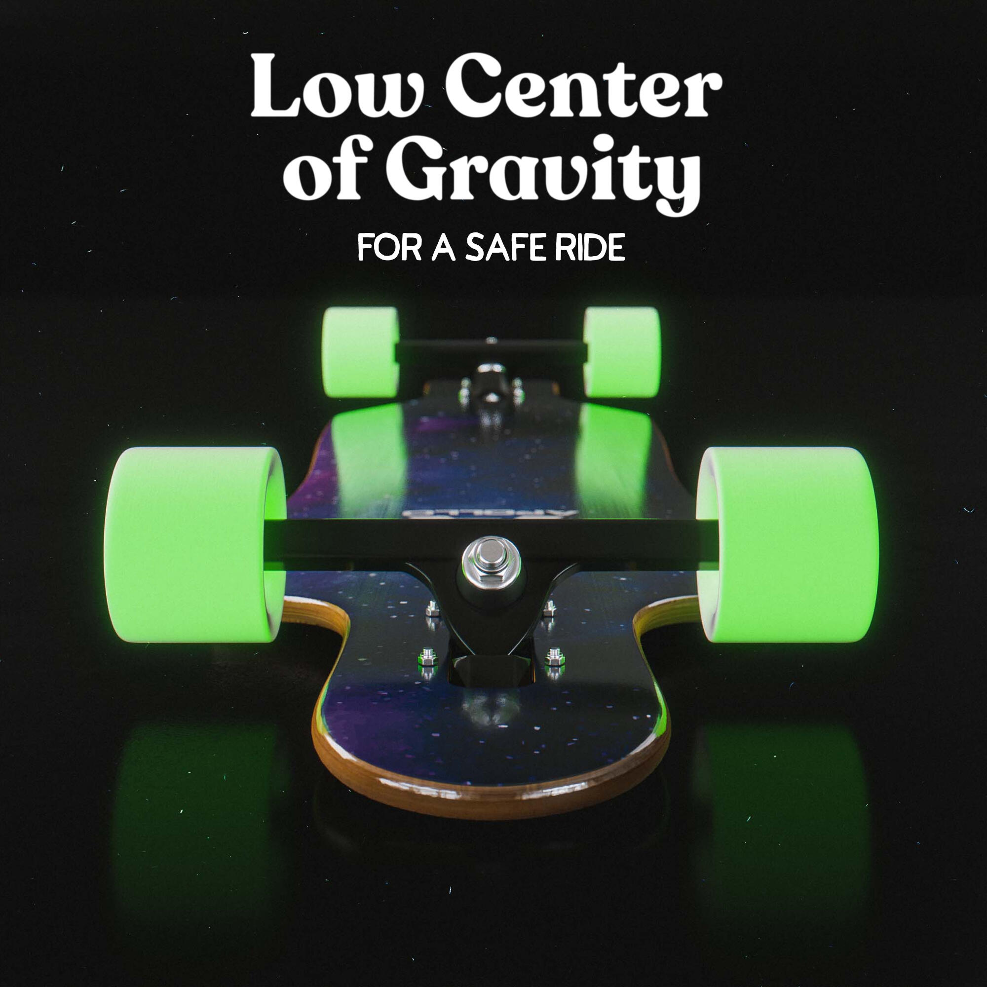 Longboard 40" Édition Spéciale Complet, Roulements ABEC High Speed, Drop-Through 3/7