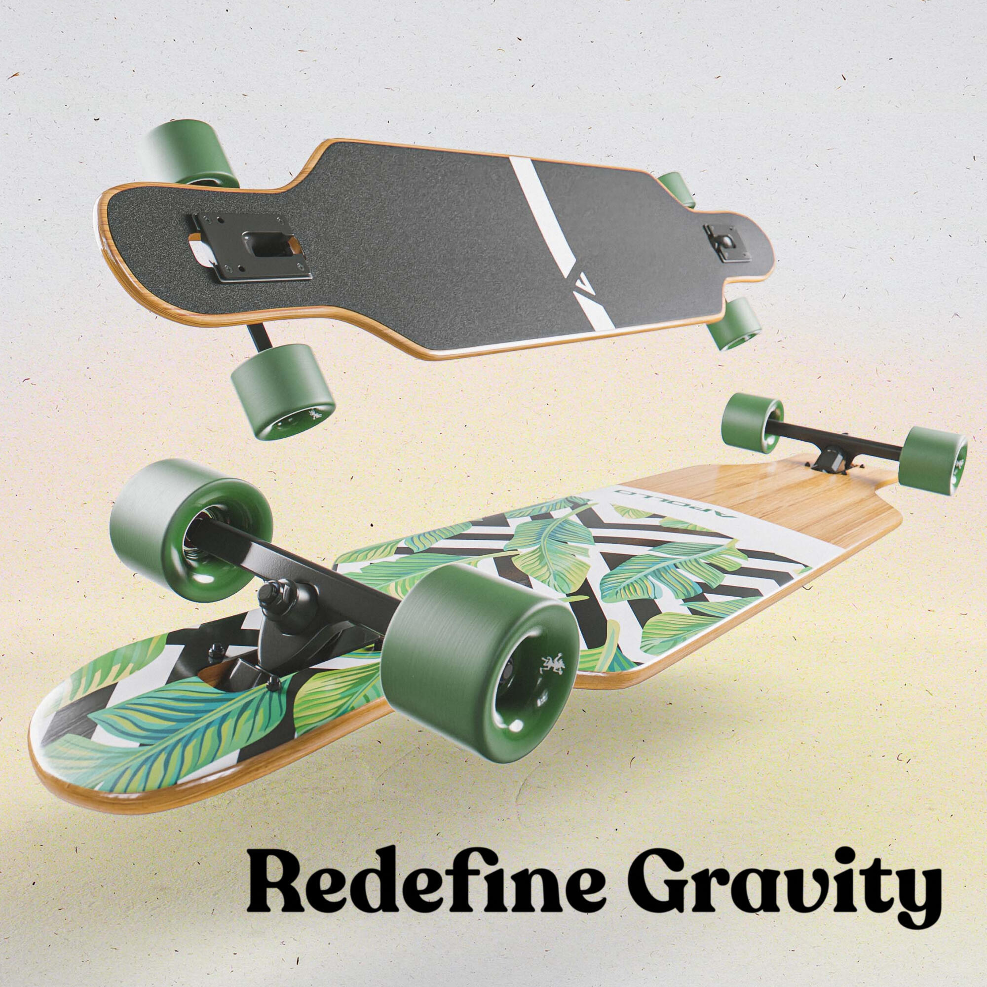 Twin Tip DT Longboard 39" aus mehrlagigem Holz für idealen Flex & Stabilität 4/7