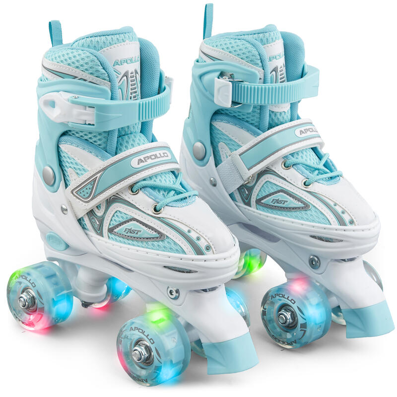 Patines 4 Ruedas Super Quad X Pro LED - Niños y Adolescentes - Principiantes