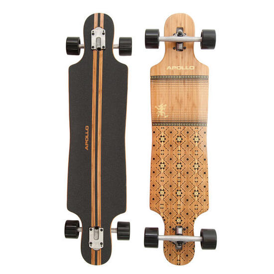 Longboard 40" Édition Spéciale Complet, Roulements ABEC High Speed, Drop-Through
