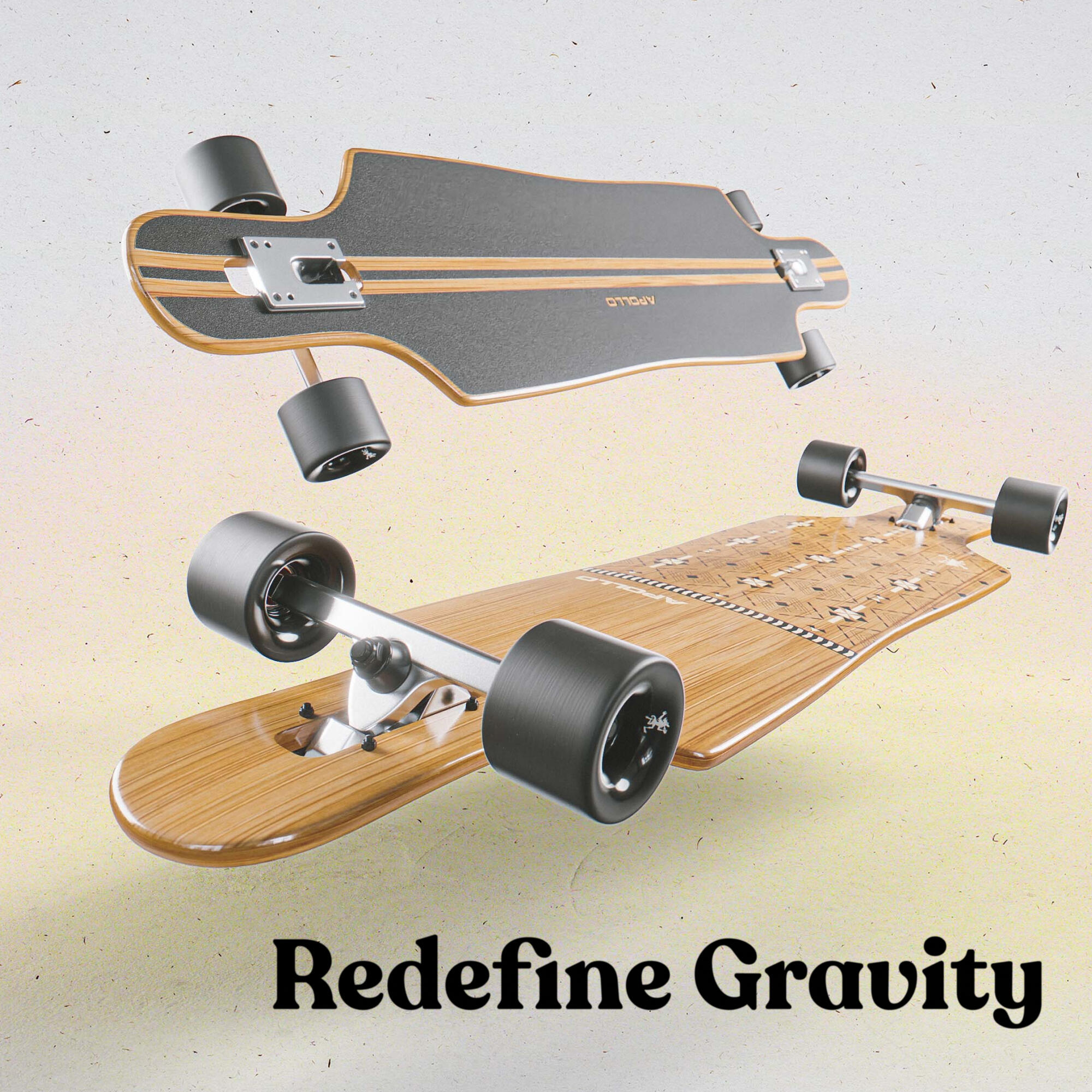 Longboard 40" Edición Especial, ABEC Alta Velocidad, Drop-Through Freeride 4/7