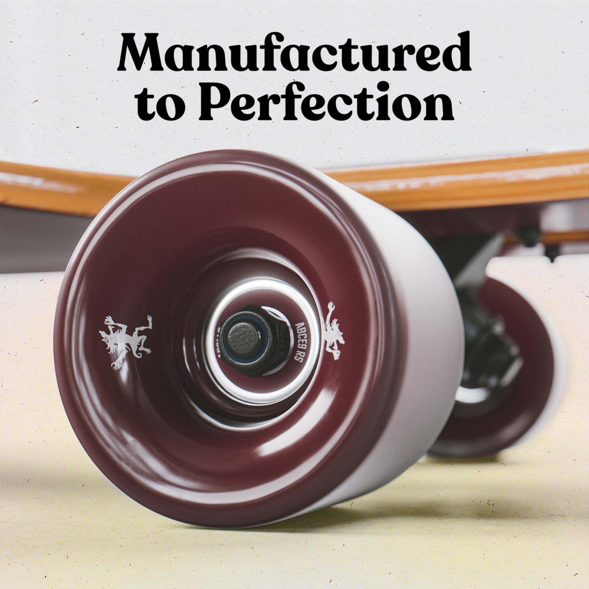 Longboard 39" Edición Especial, ABEC Alta Velocidad, Drop-Through Freeride 5/6