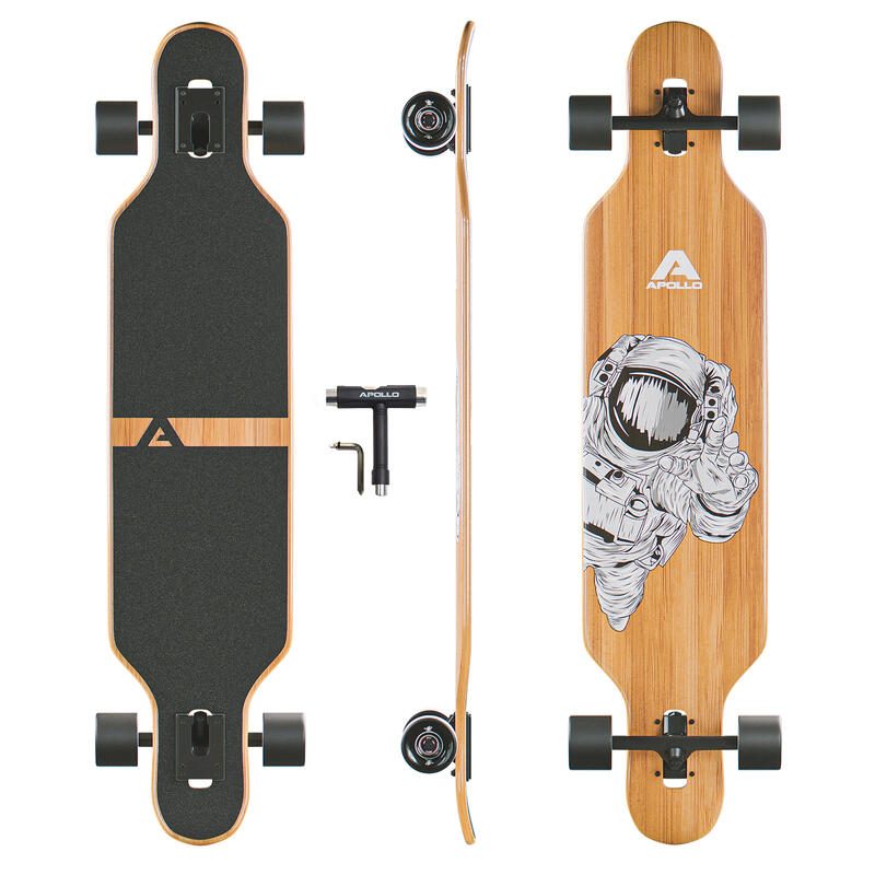Twin Tip DT Fiberglas Longboards, Extrem leicht und stabil