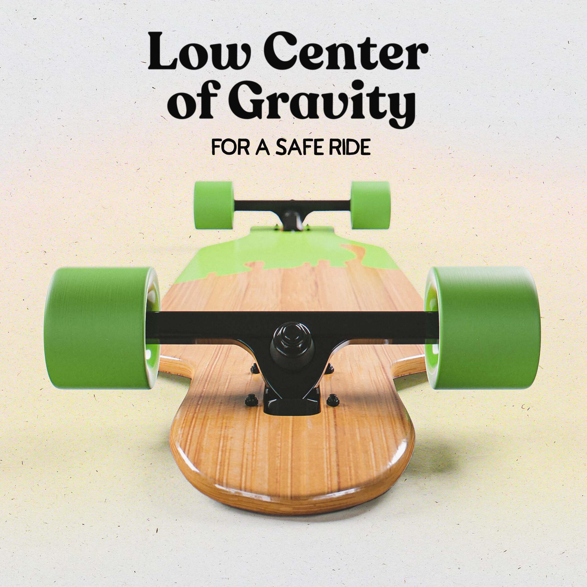 Longboards Twin Tip DT de fibra de vidrio, extremadamente ligeros y estables 2/7