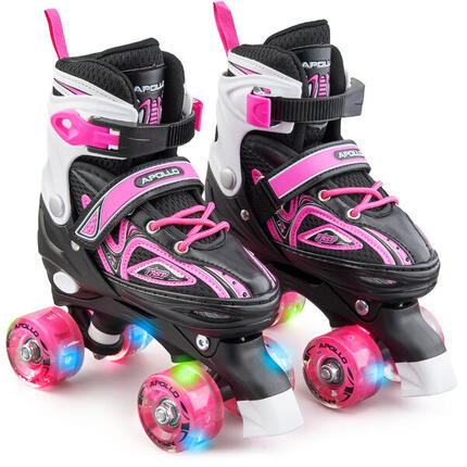 Apollo Super Quad LED ABEC7 Patins réglables enfant
