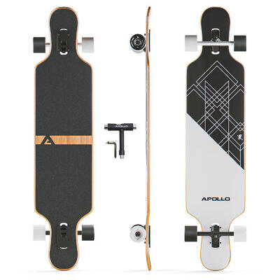Twin tip dt glasvezel longboards, extreem licht en stabiel