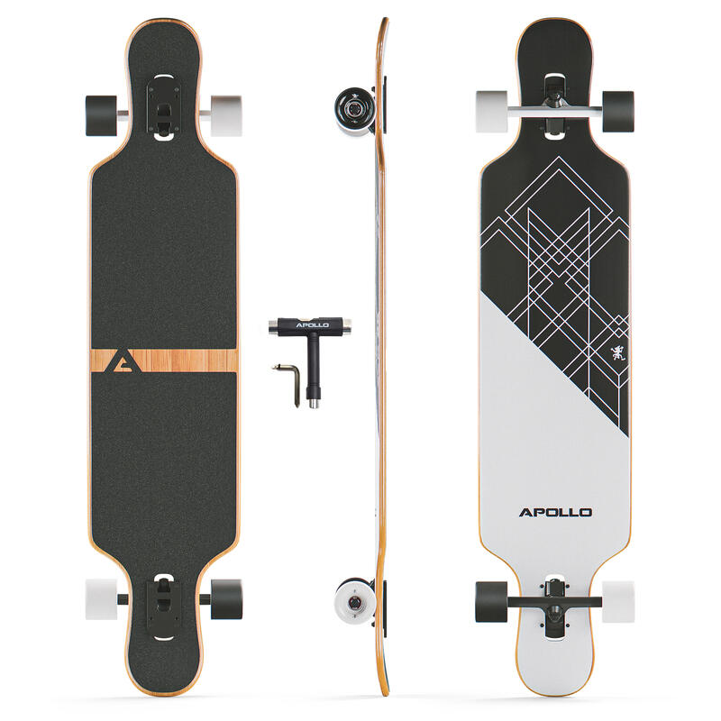 Longboards Twin Tip DT en fibre de verre, ultra-légers et stables