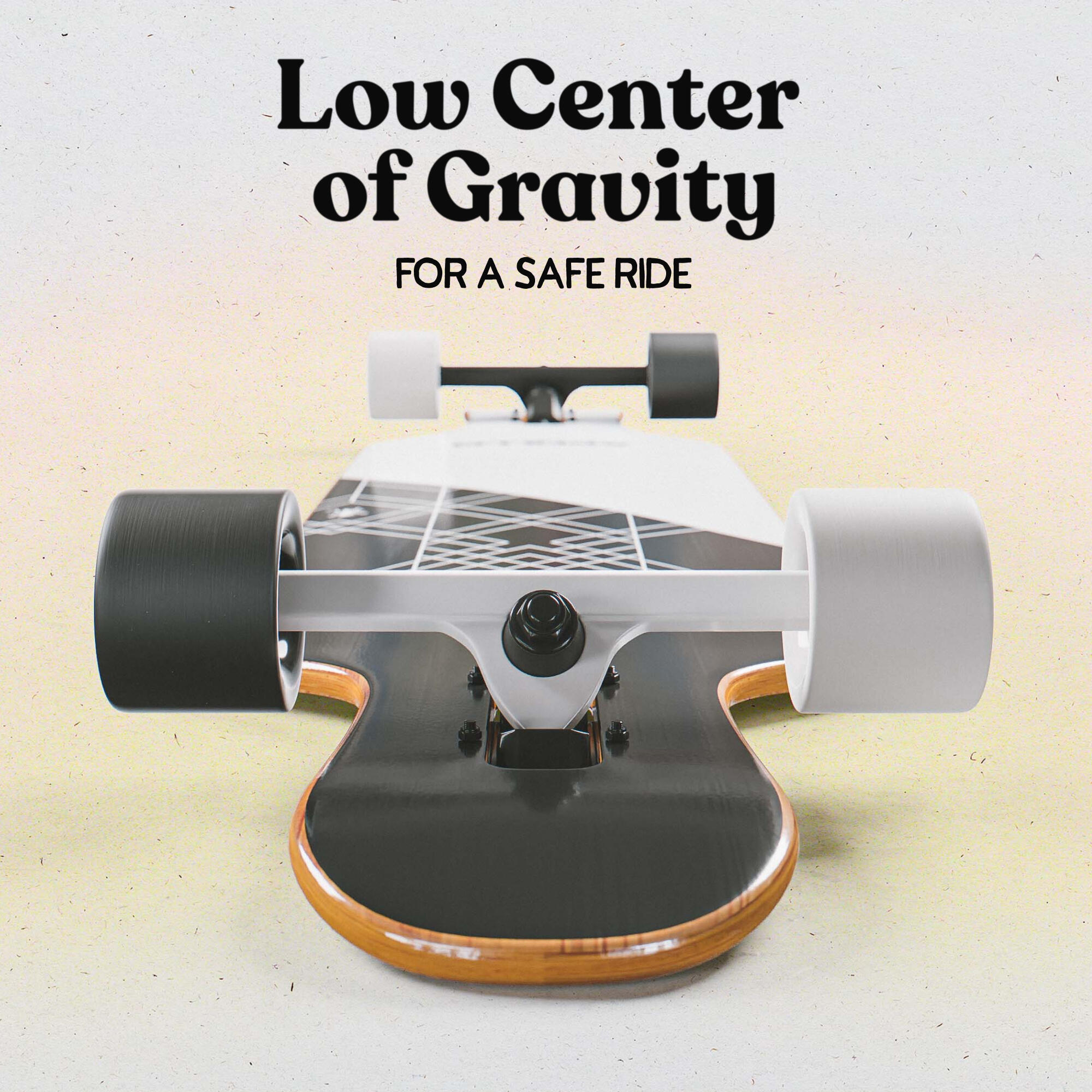 Longboards Twin Tip DT de fibra de vidrio, extremadamente ligeros y estables 3/6