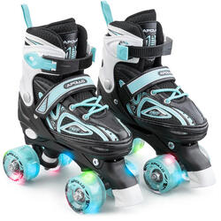 Apollo Super Quad LED ABEC7 Patins réglables enfant