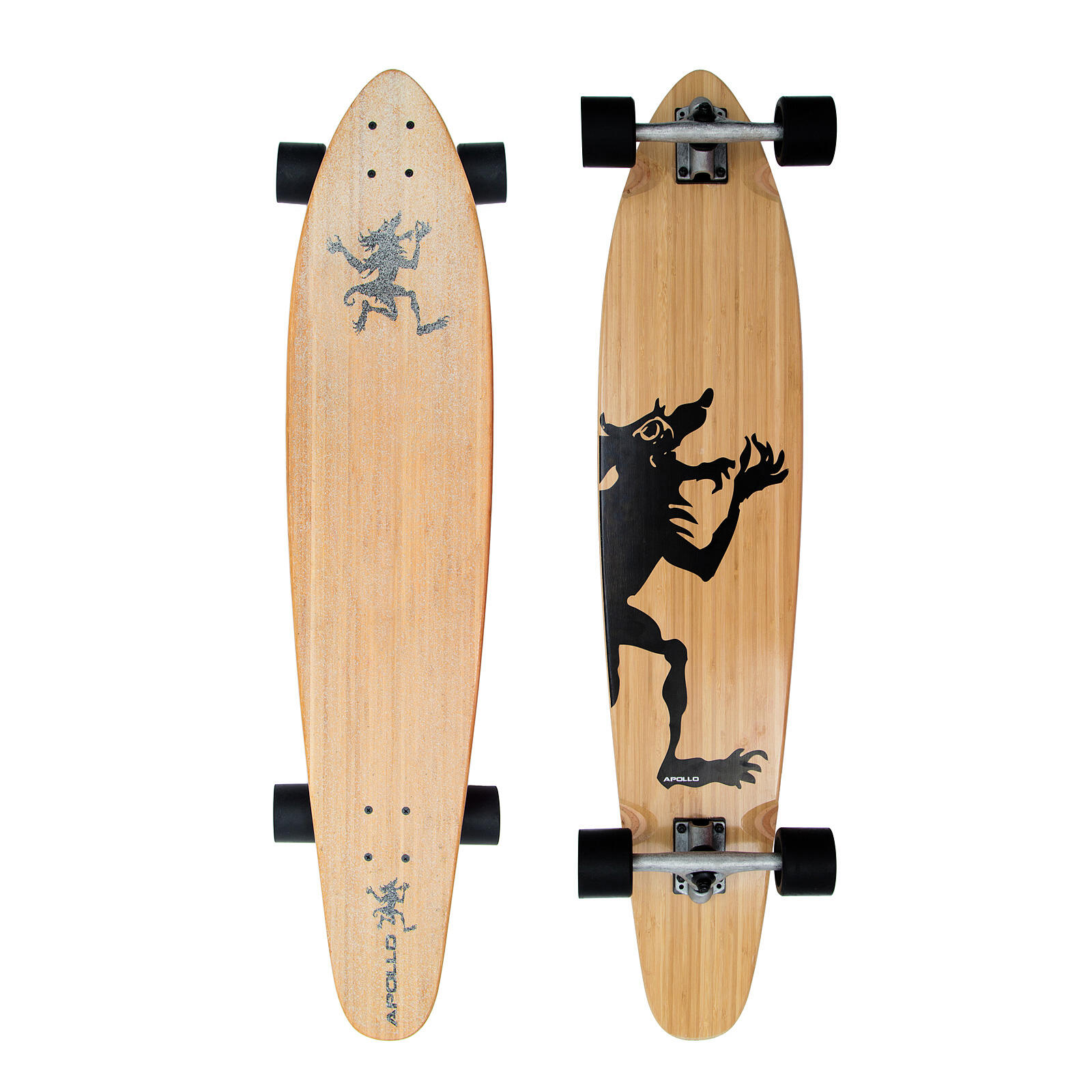 APOLLO Kicktail Longboard - Hawaiian Wulff - 42" inkl. T-Tool