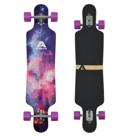 Longboard 40" Édition Spéciale Complet, Roulements ABEC High Speed, Drop-Through