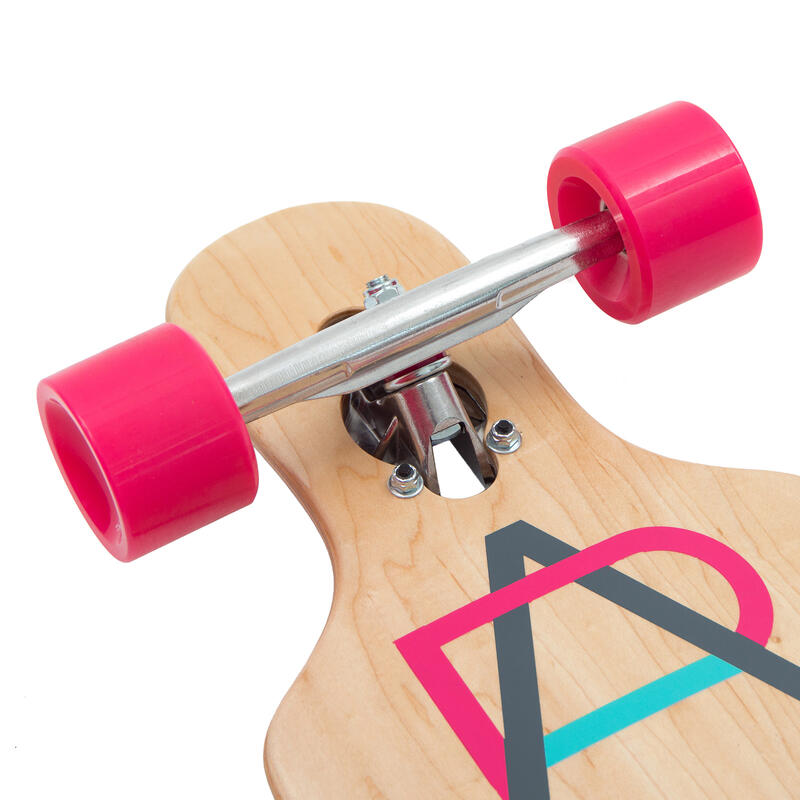 Twin Tip DT Longboard 40" aus mehrlagigem Holz für idealen Flex & Stabilität