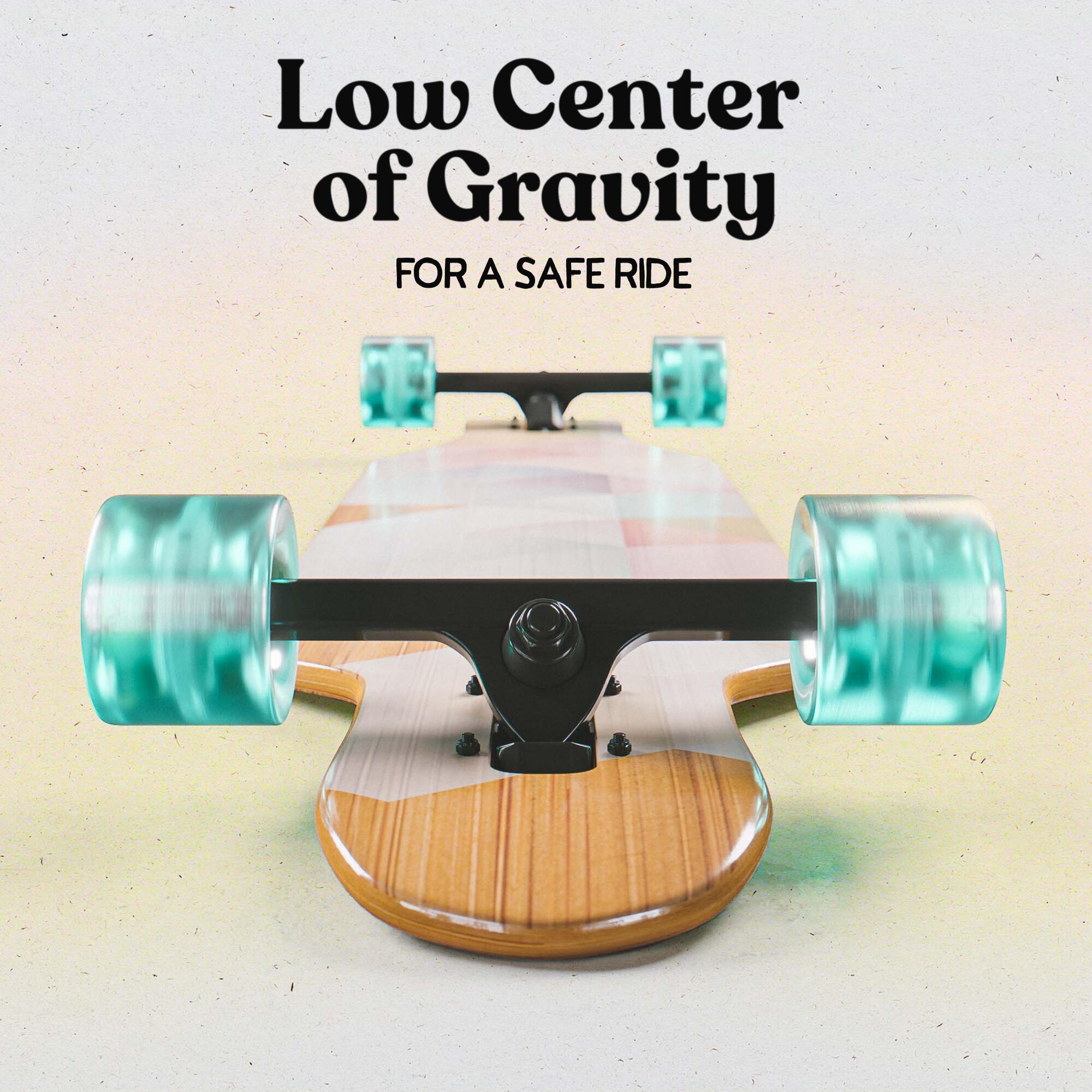 Twin Tip DT Longboard 39" aus mehrlagigem Holz für idealen Flex & Stabilität 3/7