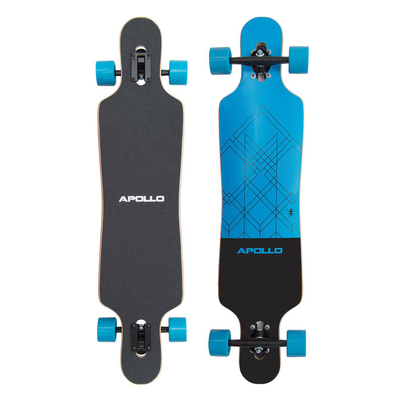 Longboard 40" Édition Spéciale Complet, Roulements ABEC High Speed, Drop-Through
