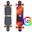 Twin Tip DT Longboard 40" aus mehrlagigem Holz für idealen Flex & Stabilität