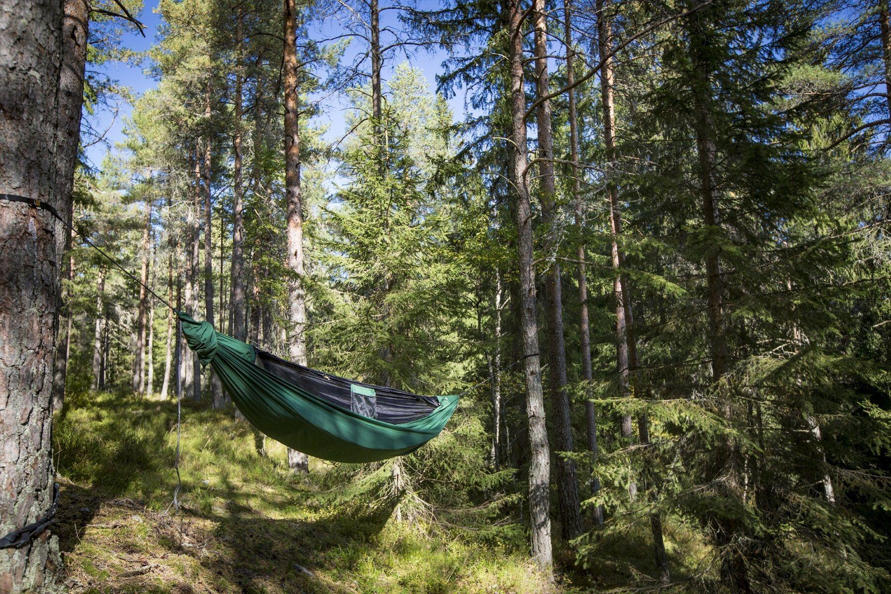 Hangmat Lichtste PRO Donkergroen (met muggennet) 3/5