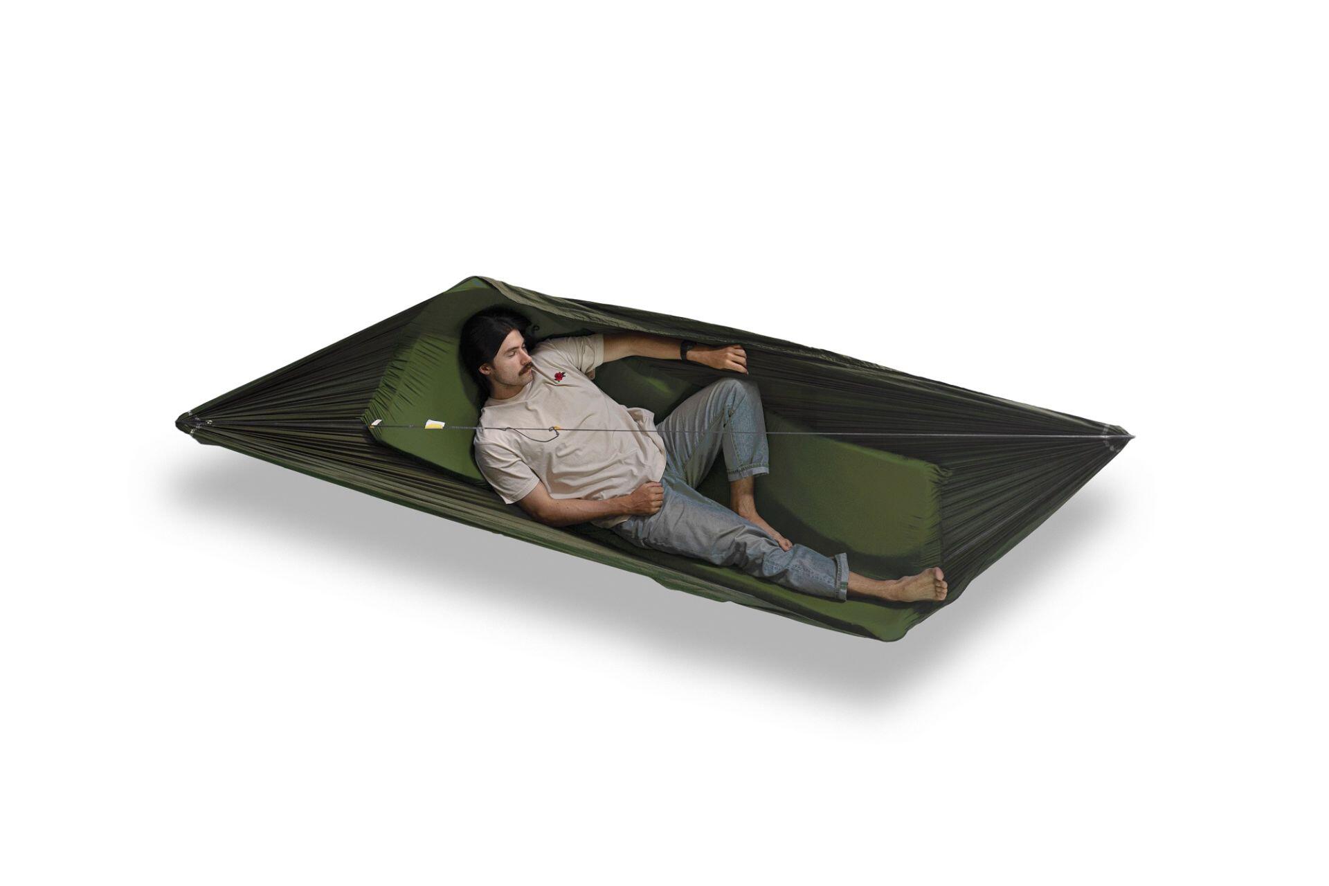 Mat Hangmat Marineblauw (Met matrasinzet) 2/5