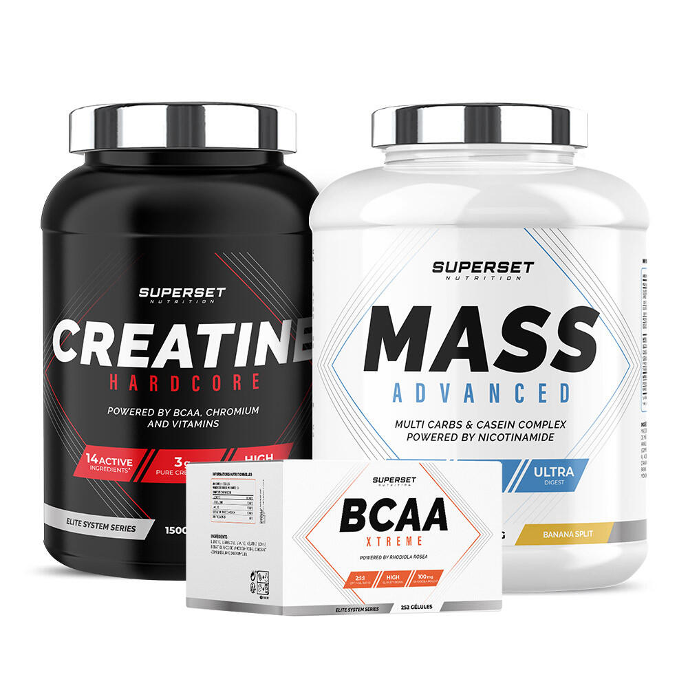 Programme Prise De Masse Confirmé | Gainer | Créatine | Bcaa |