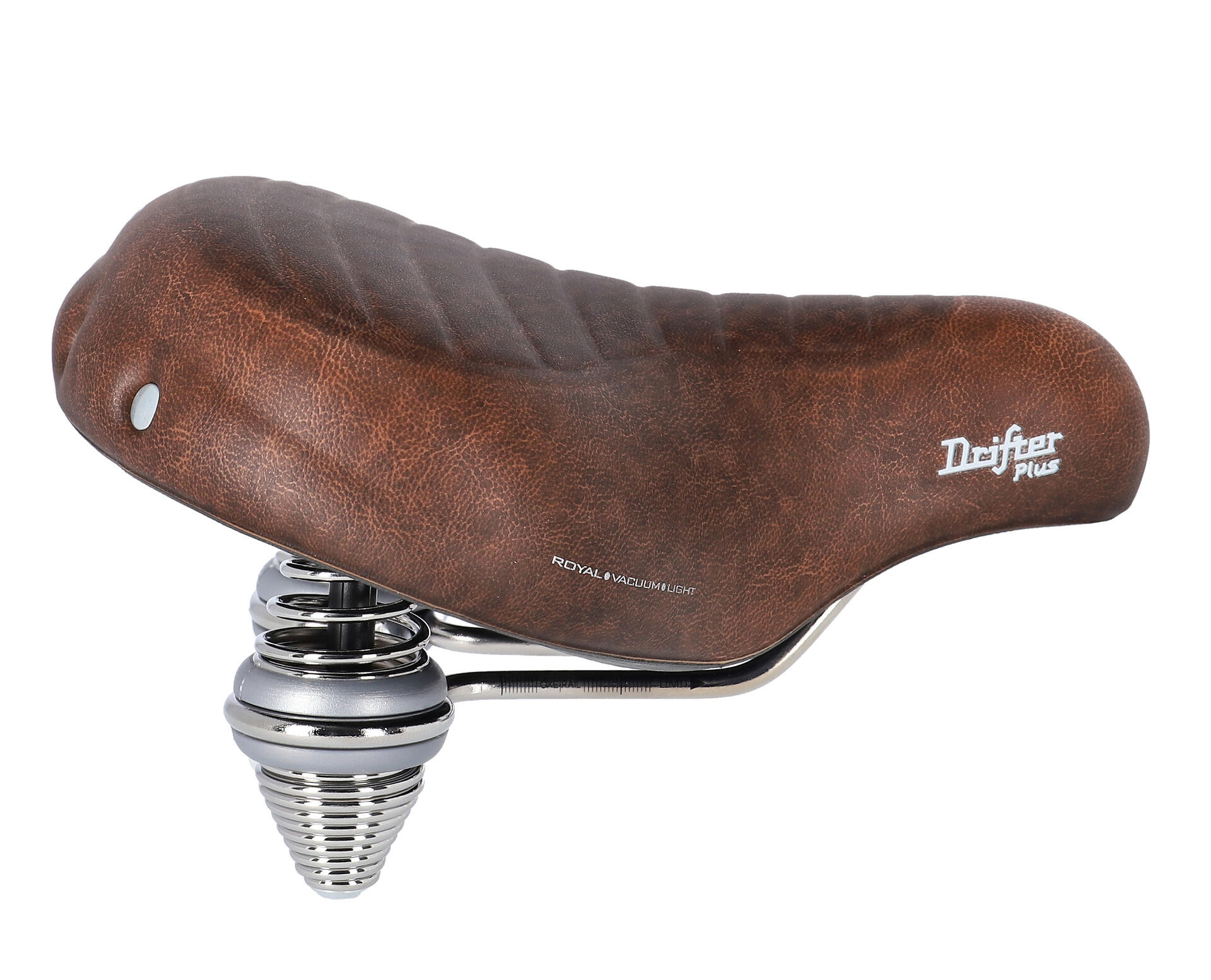 SELLE ROYAL Fietszadel Drifter Plus Premium, bruin, unisex, 270x245mm 4/6