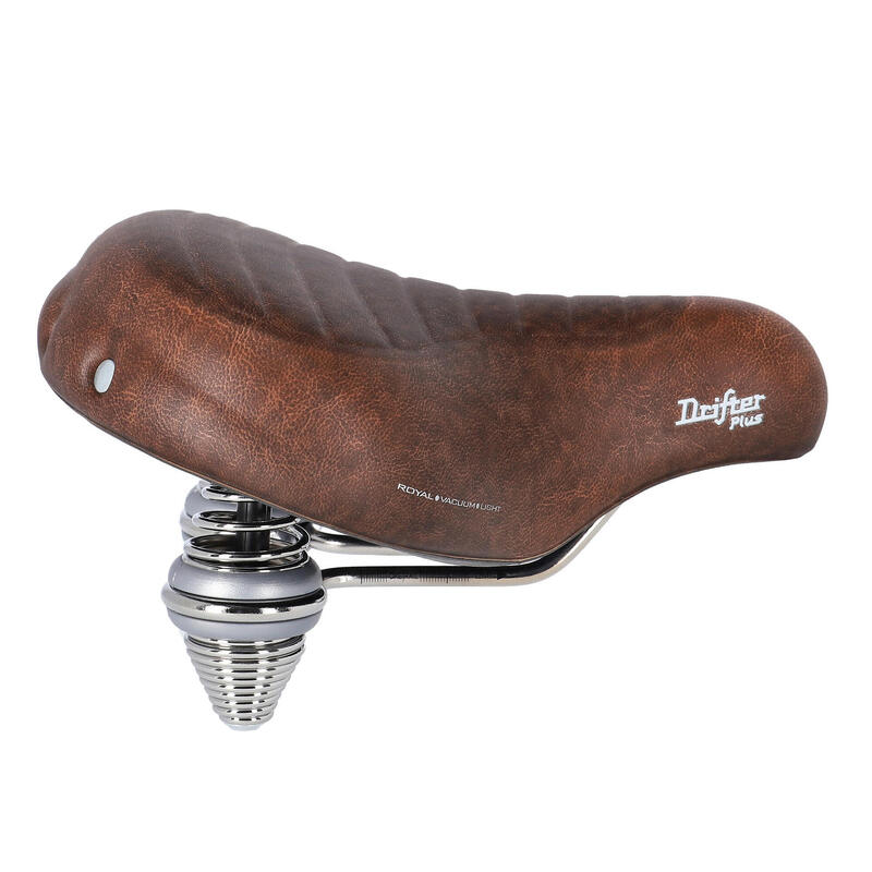 SELLE ROYAL Fietszadel Drifter Plus Premium, bruin, unisex, 270x245mm