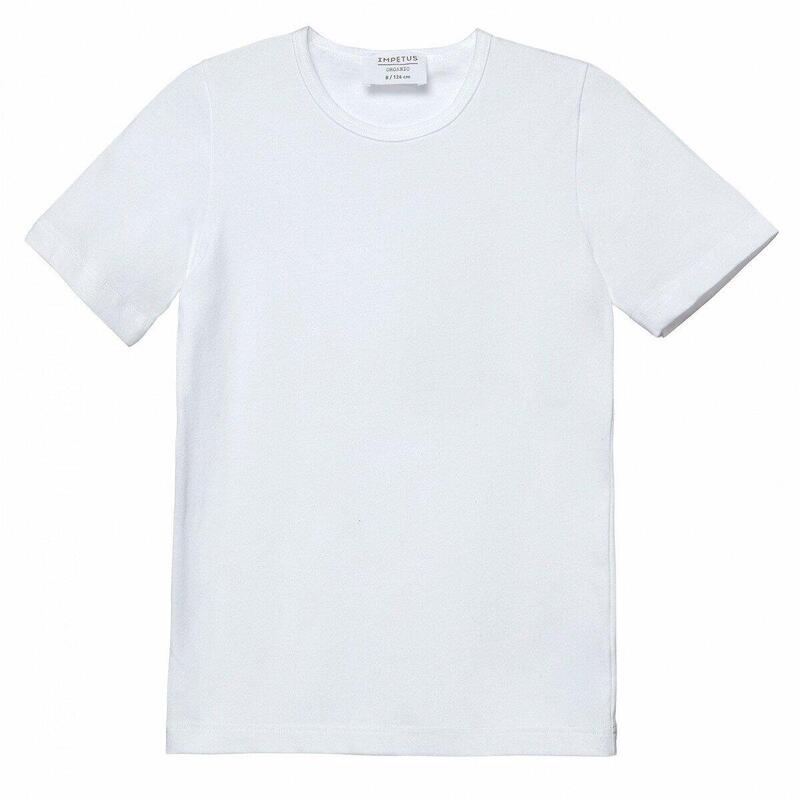 Camiseta de piel de manga corta de algodón ecológico
